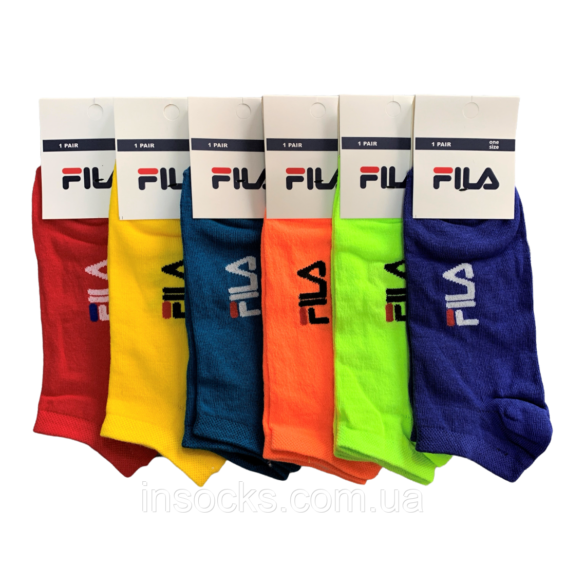 Шкарпетки чоловічі "Fila" хб, демісезонні. 41-45р. Короткі.