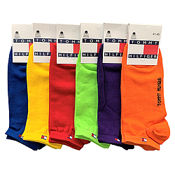 Шкарпетки чоловічі "Tommy Hilfiger" хб, демісезонні. 41-45р. Короткі.