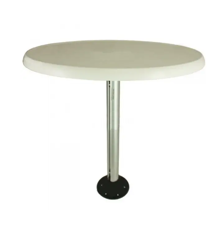 Стіл овальний човновий 45х76 см комплект основа пластик