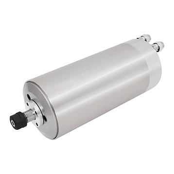 Шпиндель з водяним охолодженням GDZ-80-1.5 Ø80X188 (1.5 кВт, 220 В, 5 А, ER11) для фрезерного верстата з ЧПК, фото 1