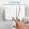 Розумний термостат Meross Smart Wi-Fi Thermostat (MTS200HK) Apple HomeKit для електричного підігріву підлоги, фото 3