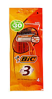 Одноразовые 3 лезвийные бритвенные станки BIC-3 Sensitive - 4 шт.