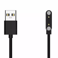 USB кабель для Smart Watch (2 pin/7.62 mm) 1A 60см чорний