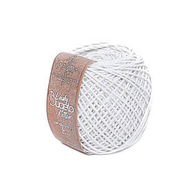Еко шнур Lady Bugeto Cotton, колір Білий