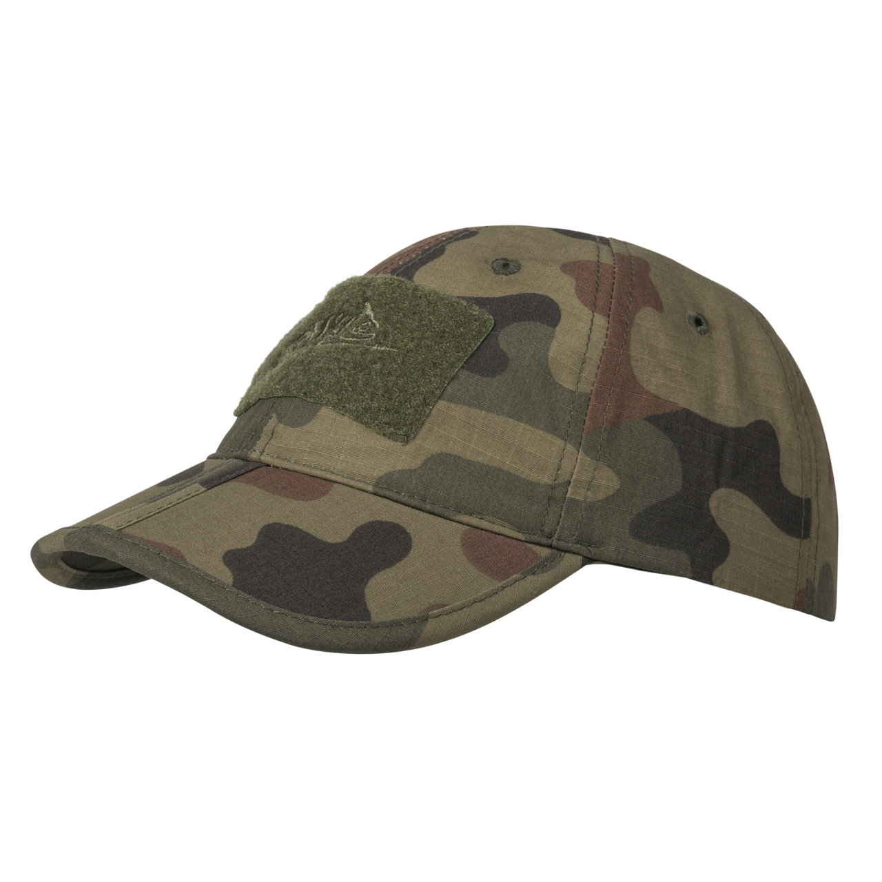 Бейсболка Helikon-Tex FOLDING - POLYCOTTON RIPSTOP PL Woodland CZ-BBF-PR-04