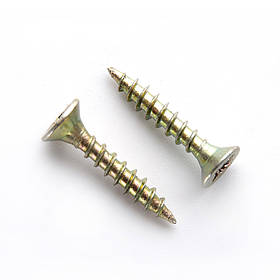 Саморіз універсальний 3,0* 16 з потайною головкою (жовтий цинк) (пач. 200 шт.) APRO