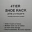 Органайзер полиця для взуття стелаж shoe rack складана стійка підставка чорна шафа для взуття, фото 11