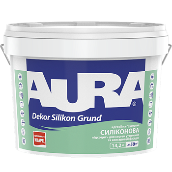 Силиконовая грунтовка с наполнителем Aura Dekor Silikon Grund 2,5 л (ID ...