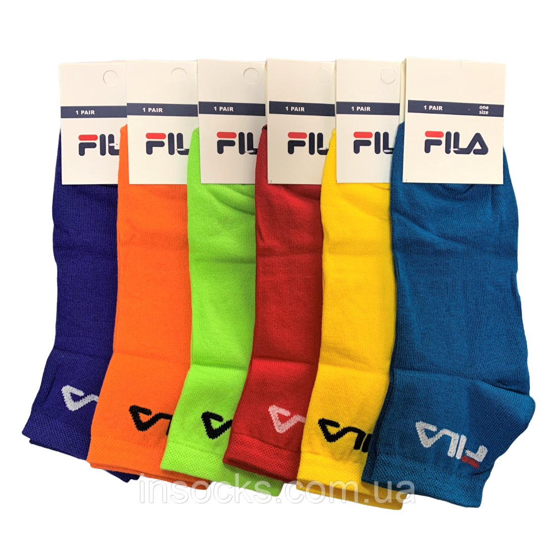 Шкарпетки чоловічі "Fila" хб, демісезонні. 41-45р. Середньої висоти.