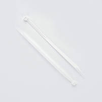 Хомут нейлоновий 5x350 білий (100 шт) (універсальний) APRO, фото 3