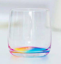 Стакан для напоїв із кольоровим дном "Клер" 375 мл