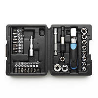 Набір насадок (інструментів) торцевих c тріскачкою CrV 1/4 (72Т) (31 шт.) Apro