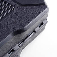 Набір насадок (інструментів) торцевих c тріскачкою CrV 1/4 (90Т) (46 шт.) Apro, фото 4