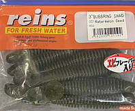 Силикон Reins BUBBRING SHAD 3 001 Watermelon Seed (8шт/уп.)