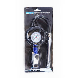 Пістолет для підкачки коліс вантажних автомобілів (удлин. наконечник) 85-200л/хв, 12бар APRO