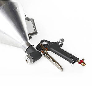 Пневмопістолет для штукатурки, три форсунки 4,6,8 мм, в/б металевий, 6000мл APRO