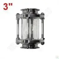 Диоптр трубний під клампове з'єднання 3" дюйма DN76 AISI304, фото 1