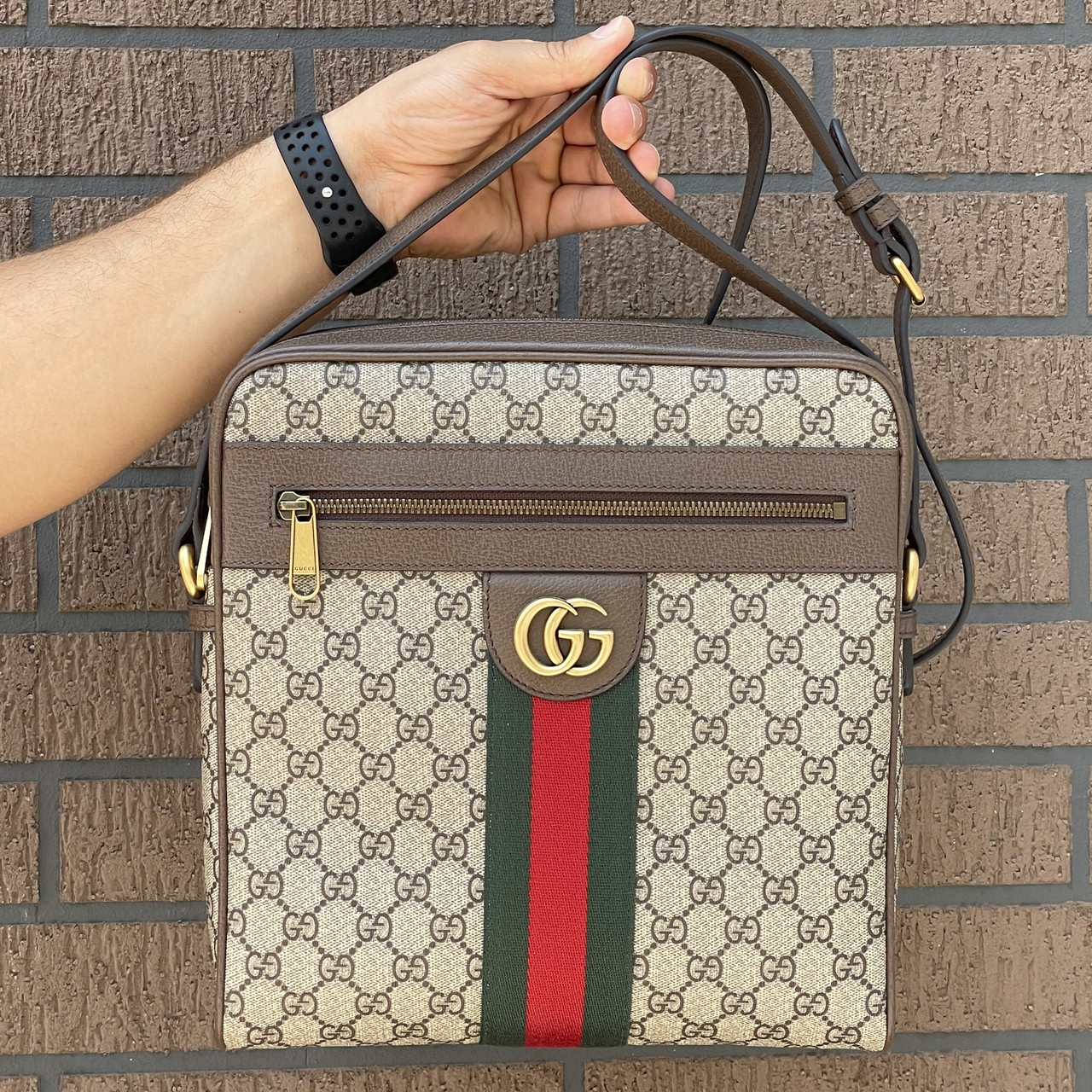 Сумка через плече Gucci велика чоловіча (Гуччі)