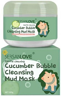 Маска для обличчя SERSANLOVE Bubble Mask Cleansing Mud з екстрактом огірка 100 г