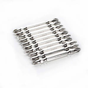 Біта 2-х стороння РН2-РН2*65мм хром (10шт/уп) APRO