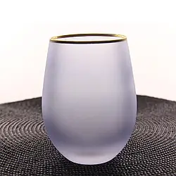 Стакан для напоїв "Леді Грей" сірий матовий 500 мл