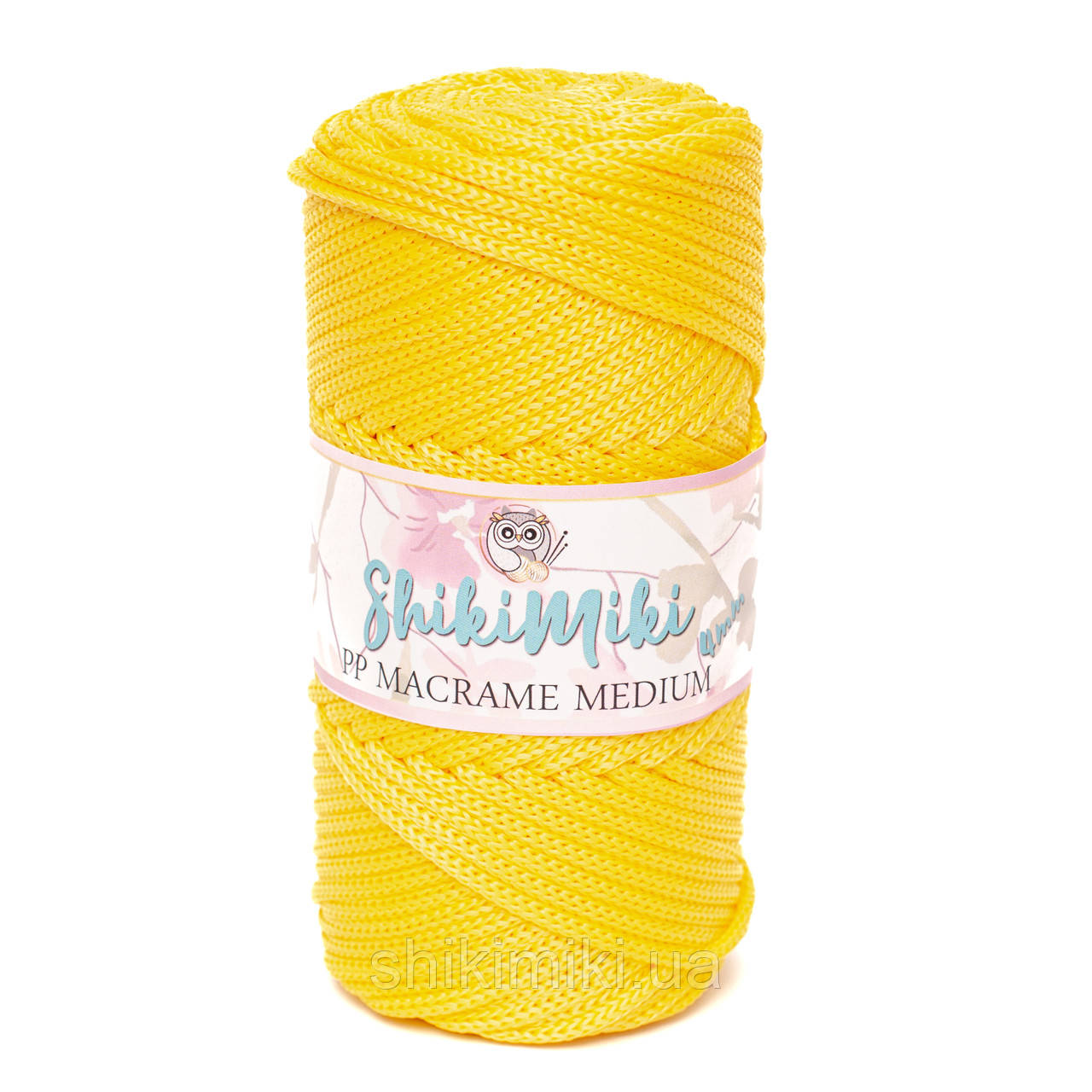 Трикотажний шнур PP Macrame Medium, колір Сонячний