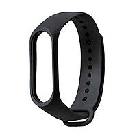 Ремешок для Xiaomi Mi Band 3/4, Black, силиконовый, ксиоми/сяоми ми бенд