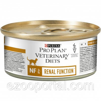 Вологий корм - Консерва для КОТІВ/КІШОК Veterinary Diets NF при потологіях НИРОК