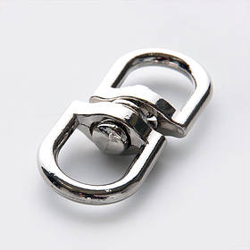 Вертлюг 3,8 мм. петля-петля нікельований (50 шт.) APRO