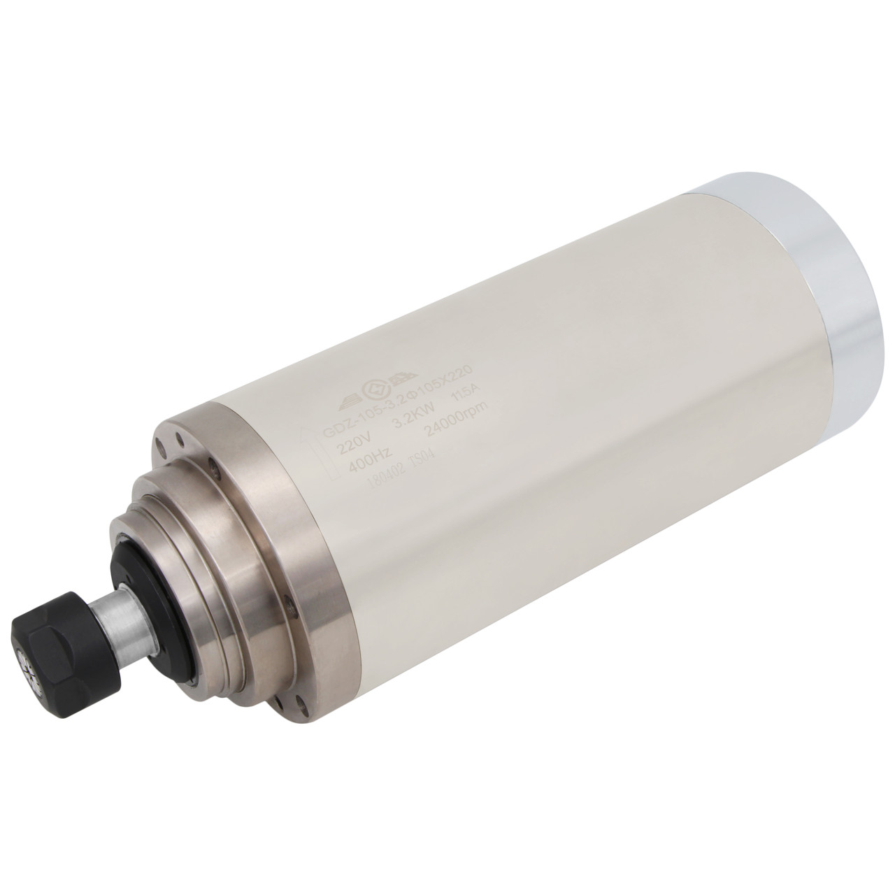 Шпиндель GDZ-105-3.2 Ø105Х220 водяне охолодження (3.2 кВт, 220 В, 11.5 А, ER20)