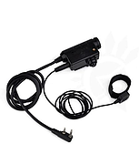 Адаптер-тангент PTT EARMOR М52-KEN для рації Kenwood з додатковою кнопкою, фото 2