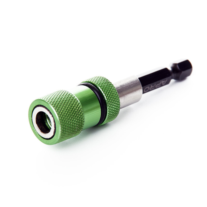 Магнітний тримач з обмежувачем для насадок 1/4 (70мм) APRO, фото 1