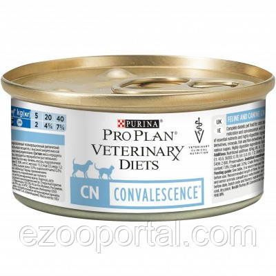 Вологий корм -Консерва для КОТІВ/КІШОК Veterinary Diets при одужанні (Pro Plan) 24*195 г