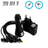 Универсальное зарядное устройство - кабель зарядки "Mobi charger 10in1 683" Черный, зарядка для телефона (NS)