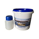 Фарба для човнів, яхт, катерів епоксидна Plastall 900г Чорний, фото 3