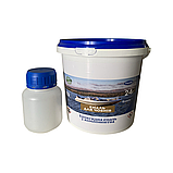 Фарба для човнів, яхт, катерів епоксидна Plastall 900г Чорний, фото 2