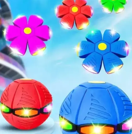 Складна ігровий м'яч-трансформер "HERO" Flat Ball Disc ▫ Світлий Диск-м'яч м'ячик для фрізбі і активних ігор, фото 3