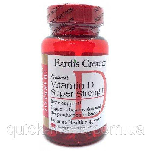 Вітамін D3 Earth's Creation Vitamin D 10,000 IU - 100 caps