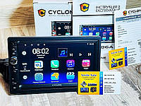 Автомагнітола 2 DIN Cyclone MP-7086A V3 Android 10 2/32Gb CarPlay NEW 2023