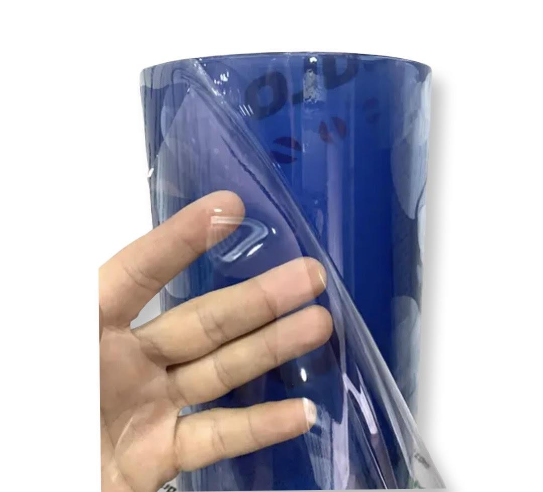 Силіконова плівка пвх м'яке скло 300 мкм - 1,5х52 м. Прозора., фото 1