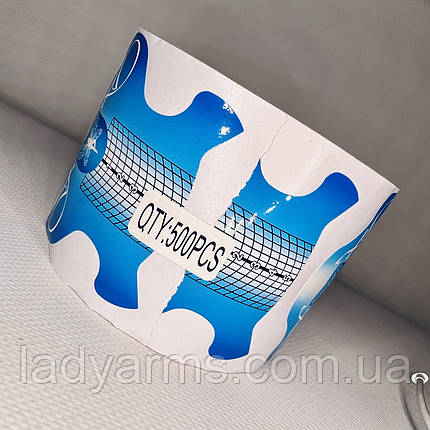 №007/500 Фрми для нарощення блакитні, фото 3