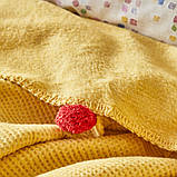 Набір постільної білизни з покривалом + плед Karaca Home - Bonbon pembe рожевий євро (8), фото 2