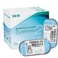 Контактные линзы PureVision 2HD 6шт. оригинал Bausch & Lomb РАЗПРОДАЖА СКЛАДА -2.25