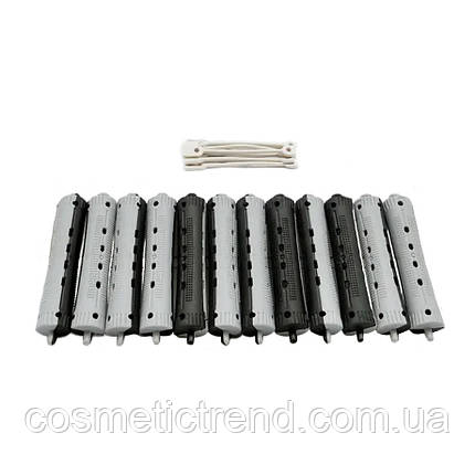 Бігуді-кожушки професійні перукарські Sibel Польща 12 штук розмір 9 (17 мм) арт.4500839, фото 1