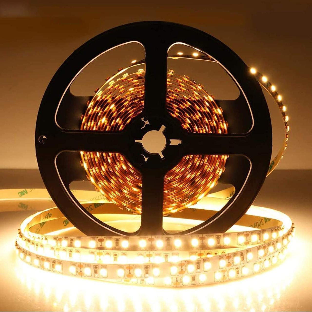 Dilux — Світлодіодна стрічка SMD 5630 60 LED/m, вологозахищена IP65, тепло біла.
