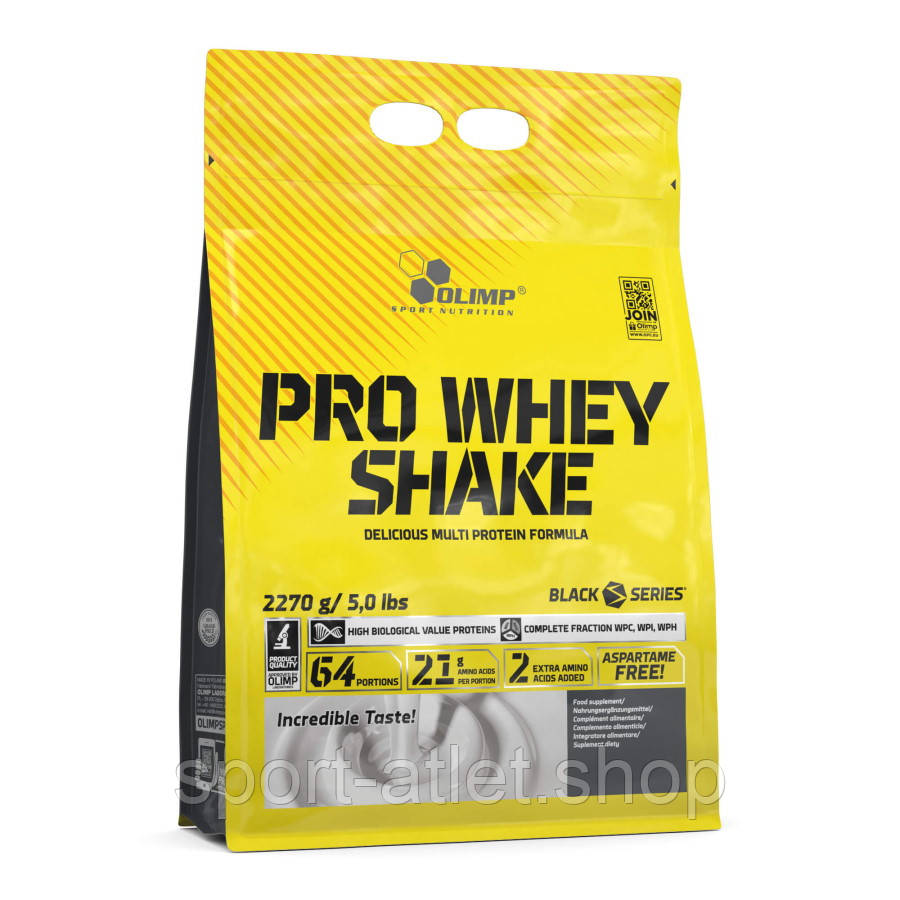 Протеїн Olimp Pro Whey Shake, 2.27 кг - Ваніль, фото 1