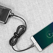 Кабель MicroUSB на USB Baseus 1.5А Cafule 2м (чорний), фото 8