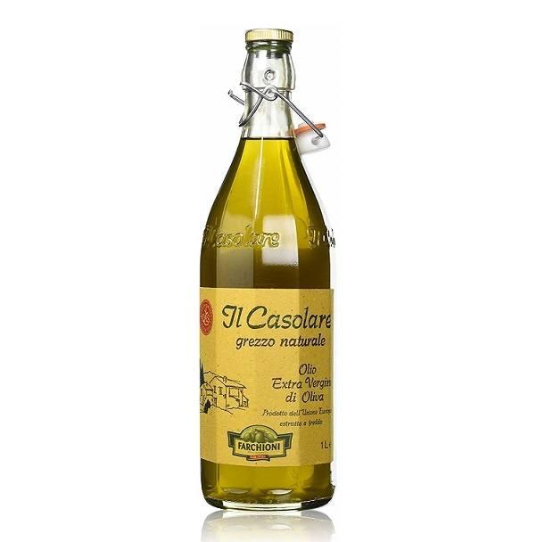 Оливкова олія IL Casolare Grezzo Naturale Farchioni Extra Vergine, нефільтрована 1 л.