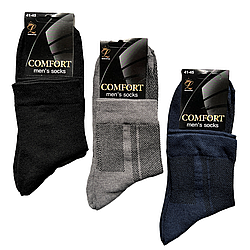 Шкарпетки чоловічі літні "Comfort" лайкра. Сітка. 41-45р. Середньої висоти.
