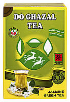 Чай зеленый листовой Akbar Do Ghazal Jasmine Green Tea с жасмином, 500 г.